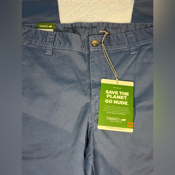 Toad & Co Mission Ridge 5 Pocket Lean Pant in Nightsky Vintage Wash, 36x32 - Picture 5 of 11